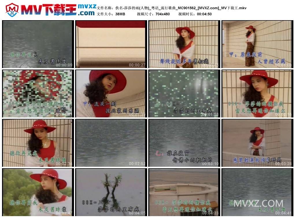佚名-莎莎的雨(人物)_粤语_流行歌曲_MC901562